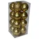 Набор игрушек на елку Ретро K09-81 19543 8 см 16 шт золотистый