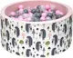 Сухой бассейн с шариками 200шт Welox розовый (Польша)
