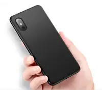 Силіконовий матовий чохол для iPhone XS/X - Чорний