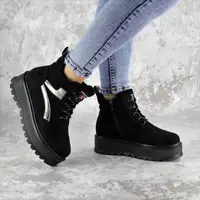 Ботинки женские зимние Fashion Chewer 2240 40 размер 25,5 см Черный