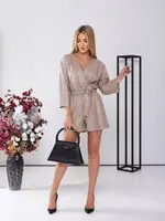 Комбінезон з шортами IS008 Бежевий L/XL