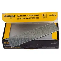 Цвяхи планкові 30×1.25×1мм для пневмостеплера (5000шт) SIGMA (2818301)