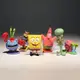 Набор фигурок Губка Боб RESTEQ, 6 шт, фигурки Спанч Боб Сквер Пентс, игрушка Sponge Bob Square Pants