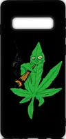 Чехол-накладка TOTO Cartoon Soft Silicone TPU Case Samsung Galaxy S10 Cannabis Black