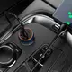 Адаптер автомобильный HOCO Type-C Cable Blue whale car charger set Z46A |1USB/Type-C, PD/QC, 30W/3A|
