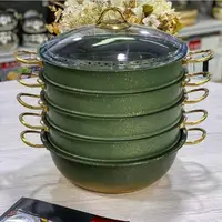 Мантоварка 5-и уровневая OMS 6091С-30-Green 6.4 л 30 см зеленая