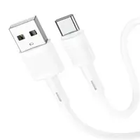 Кабель для заряджання телефонів USB — Type C HOCO X83 Victory 3A Білий