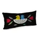 Подушка для дивана бархатная Дует 50x24 см (52BP_23J009)