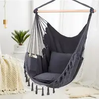 Подвесное кресло, бразильский гамак Hanert BOHO Black