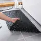 Коврик для душа и ванной комнаты силиконовый,антискользящий в ванную прямоуголный 40х88 см,чёрный