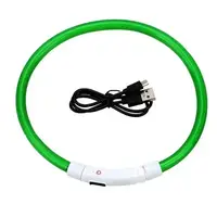 Світлодіодний LED нашийник для собак із зарядкою USB