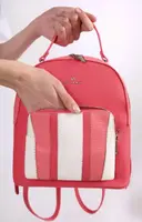 Рюкзак женский розовый код 7-17001