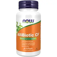 Натуральная добавка NOW AlliBiotic CF, 60 капсул