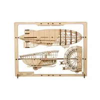 Деревянный механический 3D конструктор Ugears Цепелин (70208)