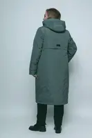 Пальто жіноче зимове зелене П984