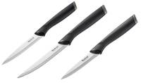 Набір ножів Tefal Essential K2219455 3 предмети чорний