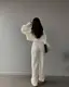 Костюм-двойка MA170 Молочный Oversize XL-3XL