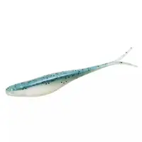 Плавающий силикон ZMAN Scented Jerk Shadz 7" 4pc #Nuked Pilchard Glow / (2179071 / SJS7-284PK4)