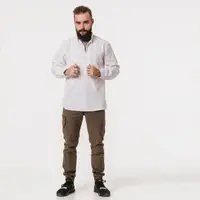Вишиванка Moderika Низинка біла з білим орнаментом