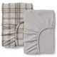 Набор простыни на резинке фланель 160х200 SAND TARTAN