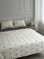 Постельное белье семейное Dushka Home Муслин 21743 160х215х2 см