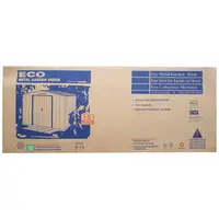 Сарай металевий ECO 202x122x181 см сірий з білим