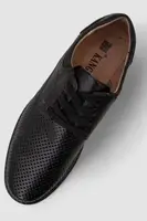 Туфлі чоловічі з перфорацією, колір чорний, 243RB1805