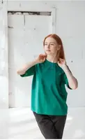 Футболка женская Vivioji oversized Perfect Зеленый one size (12949)