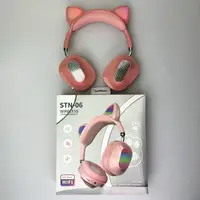 Бездротові навушники Cat Ear RGB STN06 (Рожевий)