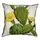 Подушка с мешковины Кактуcы с цветами 45x45 см (45PHB_TFL024_BL)