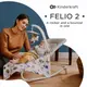 Шезлонг-качалка Kinderkraft Felio 2 Forest Yellow (KBFELI20YEL0000)