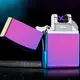 Дуговая электроимпульсная зажигалка USB Украина (металлическая коробка) HL-447. Цвет: хамелеон