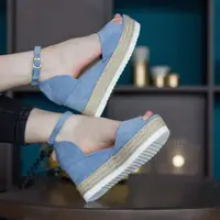 Жіночі босоніжки Fashion Macky 2792 40 розмір 25,5 см Блакитний