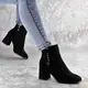 Ботильоны женские Fashion Levi 2319 40 размер 25,5 см Черный