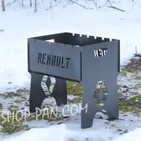 Мангал на 8 шт разборный RENAULT с индивидуальной гравировкой - в подарок