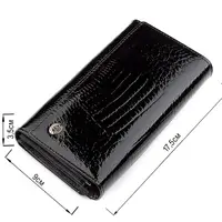 Гаманець жіночий ST Leather 18433 (S9001A) надійний Чорний