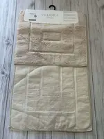Velora kvadrat bej Килимки в ванну кімнату 2в1.Velora Туреччина