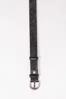 Жіночий ремінь, з класичною пряжкою, чорного кольору, 196R25YOW29