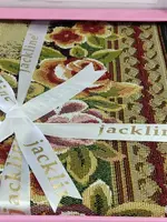 Jackline Туреччина.Roselinda Black.Гобеленова скатертина 160х220см.