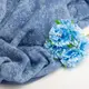 Ткань трикотаж трехнитка Мрамор флис, 310 гр/м2, 185 см индиго