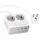 Удлинитель сетевой HOCO Descanso 2-socket PD desktop charger AC27 (L=2M) |1USB/2Type-C, 30W/3A|