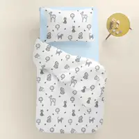 Подростковая постель с простыней на резинке WILD ANIMALS CS1