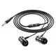 Наушники BOROFONE Platinum metal universal earphones with microphone BM75 |1.2m, Hi-Fi|
