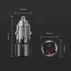 Зарядное устройство автомобильное в прикуриватель Toocki 95W (1 Type-C 65w + 1 USB 30w), Black Transparent