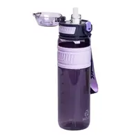 Бутылка для воды Houo спортивная 1 литр с флип крышкой фиолетовая HP-14-33V