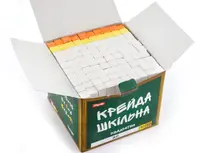 Крейда кольорова квадратна 1 Вересня 400147 100 шт