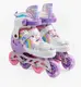Роликовые коньки Best Roller 714-8 S колеса PU светятся. Multicolor (размер 23-33) (186966)