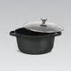 Кастрюля с крышкой Maestro MR-4027-28 28 см 6.8 л черная
