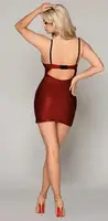 Сексуальна бордова сукня Bridget S/M