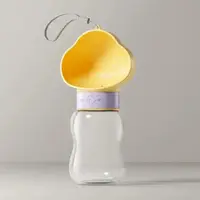 Бутылка-поилка для собак и кошек Semi Foot, 350 мл, Yellow